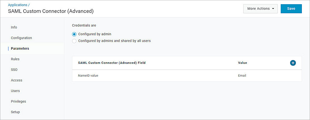 Screenshot of OneLogin, OneLogin setup 7